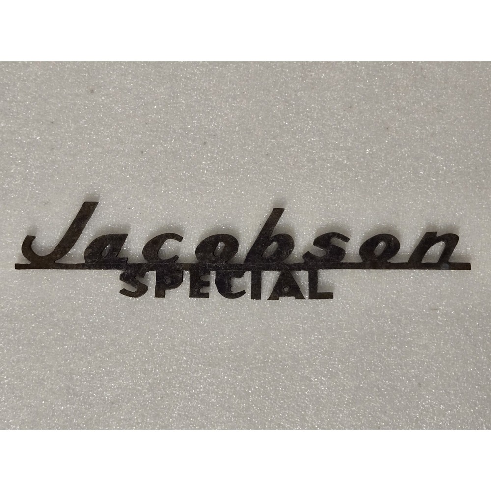 Vtg‎ OEM Jacobson Special Car Emblem Badge